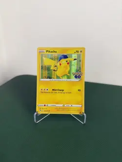 028/078 Pikachu : Rare Holo Card : Pokemon GO Trading Card Game TCG Foil - Image 1