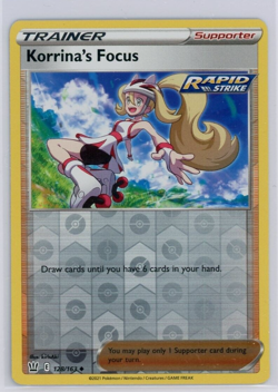 Pokemon TCG Korrina's Focus Battle Styles 128/163 Reverse Holo Uncommon - Image 1