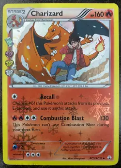 Charizard RC5/RC32 Holofoil Generations Radiant | HP | Pokemon TCG Card - Image 1