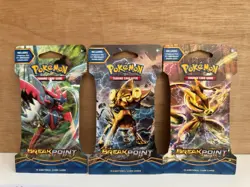 Pokemon XY Breakpoint Sleeved Booster x3 - Image 1