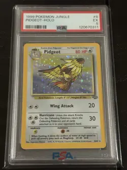 1999 POKEMON JUNGLE #8 PIDGEOT-HOLO PSA 5 - Image 1