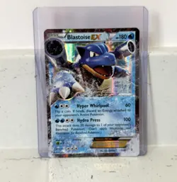 Pokemon Blastoise EX 17/83 LP-MP Generations Half Art Holo Card 2016 - Image 1