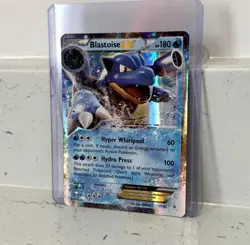 Pokemon Blastoise EX 17/83 LP-MP Generations Half Art Holo Card 2016 - Image 2