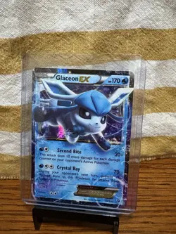2016 Pokemon XY Fates Collide Glaceon EX Holo Rare #20/124 - Image 1