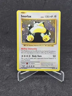 Pokemon Card Snorlax XY179 XY-Black Star Promo - Image 1