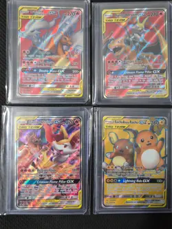 RARE TAG TEAM POKEMON CARDS ALL NEAR PERFECT CONDITIONS CARDS !!! - Image 1