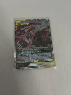 Pokemon Unbroken Bonds Greninja & Zoroark GX Holo Card 107/214 - Image 1