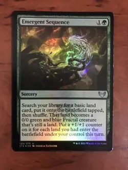 Emergent Sequence Foil MTG Magic the Gathering Card NM Near Mint Strixhaven STX - Image 1