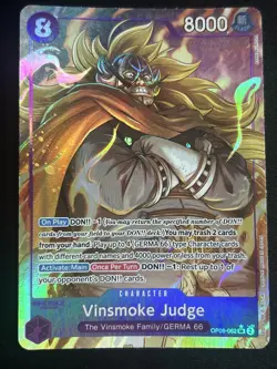 Vinsmoke Judge - Parallel - OP06-062 - Wings of the Captain - Alt One Piece Card - Image 1