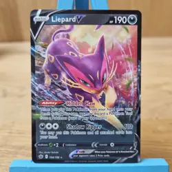 Liepard V 104/198 Chilling Reign Sword & Shield Pokemon TCG Card - Image 1