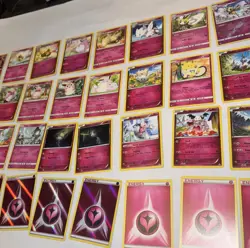 40 LOT Pokemon Cards DISCONTINUED FAIRY PINK Lot Holo Rare TCG ALL DIFFERENT - Image 4