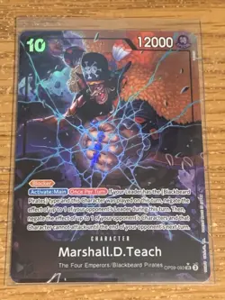 One Piece Card TCG Marshall D. Teach OP09-093 Emperors in the New World - Image 1