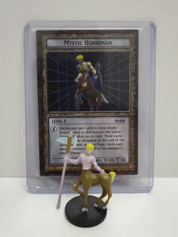 Yu-Gi-Oh Dungeon Dice Monsters - Figure & Card - Mystic Horseman - Image 1