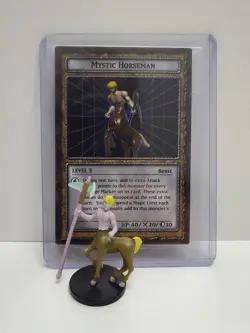 Yu-Gi-Oh Dungeon Dice Monsters - Figure & Card - Mystic Horseman - Image 1