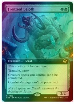 Frenzied Baloth - Foil - Extended Art Edge of Eternities - Image 1