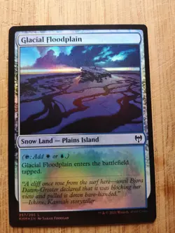 Glacial Floodplain - Foil - Kaldheim - NM - EN - 257 - Image 1