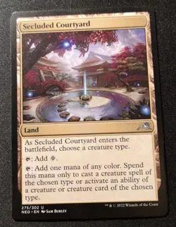 Secluded Courtyard - NEO - MTG - EN - NM - 275/302 - Image 1