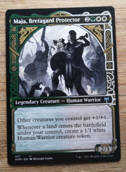 Maja, Bretagard Protector - Showcase - Kaldheim - NM - EN - 327 - Image 1