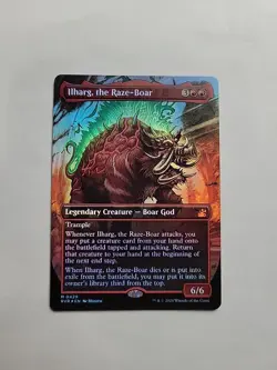MTG - Ilharg, the Raze-Boar (Anime Borderless) RVR Foil Mythic #0429 - Image 1