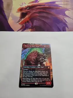 MTG - Ilharg, the Raze-Boar (Anime Borderless) RVR Foil Mythic #0429 - Image 2