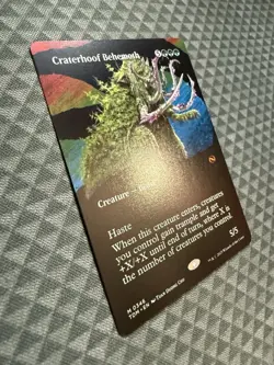 MTG Craterhoof Behemoth #0346 Borderless Mythic Tarkir: Dragonstorm (TDM) - Image 2