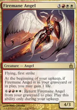 Firemane Angel - Foil x1 - Ravnica - Light Play, English - Ravnica - Image 1