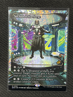 Magic The Gathering Secluded Starforge Land Edge Of Eternities Mythic Foil M0392 - Image 1