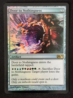 1x MTG Door to Nothingness (Foil) - Magic 2013 (M13) #203 - Magic the Gathering - Image 1