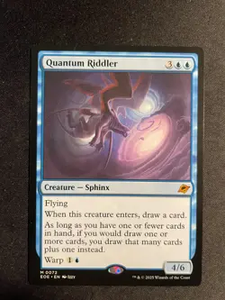 MTG Quantum Riddler, NM-Mint, (EOE #0072) Regular - Image 1