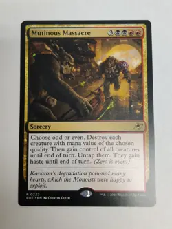 Mutinous Massacre [Edge of Eternities] Magic MTG 0222 Non-foil - Image 1