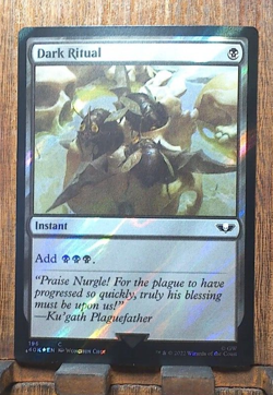 MTG🎇 Dark Ritual (SURGE FOIL) Warhammer 40,000 - NEAR MINT Pack Fresh 😍 - Image 2