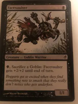 Facevaulter Creature - Goblin Warrior MTG NM - Image 1