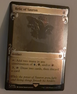 Relic of Sauron Scrolls FOIL NM/M LOTR Lord of the Rings MTG - Image 1