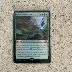MTG: Commander Legends Reshape The Earth #249 Mystic Foil Card - Image 1