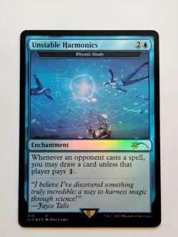 Unstable Harmonics Rhystic Study Foil Secret Lair - Image 1