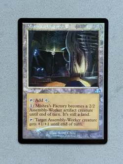 Mishra's Factory FOIL RETRO Dominaria Remastered 399 MTG - NM / Mint - Image 1