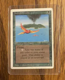 MTG Birds of Paradise Revised Edition Lightly Played - Image 1