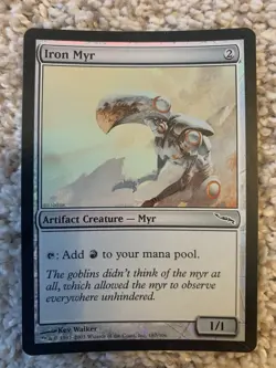 MTG Iron Myr FOIL (Mirrodin) - Image 1