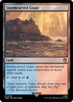 MTG Stormcarved Coast [Doctor Who] Near Mint - Image 1