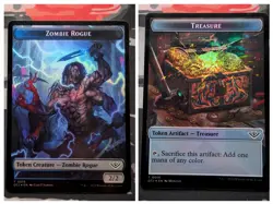 Treasure Zombie Rogue Token FOIL Outlaws Of Thunder Junction NM T0015 T0018 MTG - Image 1