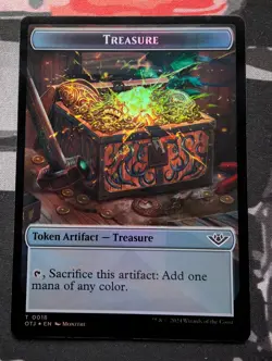 Treasure Zombie Rogue Token FOIL Outlaws Of Thunder Junction NM T0015 T0018 MTG - Image 2