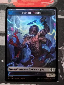Treasure Zombie Rogue Token FOIL Outlaws Of Thunder Junction NM T0015 T0018 MTG - Image 3