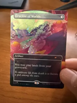 Crucible of Worlds (Galaxy Foil) Secret Lair Drop Foil, Nm in hand! - Image 1