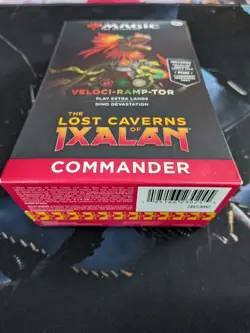 NEW AND SEALED!! MTG Lost Caverns of Ixalan Veloci-Ramp-Tor Commander Deck New - Image 1