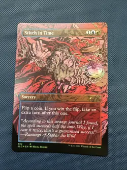 MTG Stitch in Time - Secret Lair Drop Series (SLD) NM Foil - Image 2