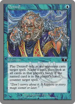 2x Denied! - LP - Unglued - SPARROW MAGIC mtg - Image 1