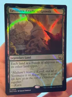 1X RIPPLE FOIL Yavimaya, Cradle of Growth MINT MTG Magic MH3 Commander CEDH - Image 1
