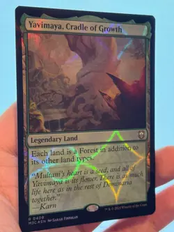 1X RIPPLE FOIL Yavimaya, Cradle of Growth MINT MTG Magic MH3 Commander CEDH - Image 3