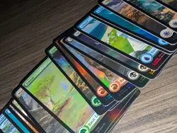 MTG Final Fantasy Basic Lands Complete Set of 32 Full Art Land Foil And Regular - Image 3
