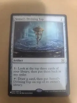 Sensei's Divining Top The List Reprints Regular Rare NM #232/249 Small Dmg - Image 1